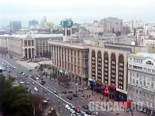 Гостиница Днипро в центре Киева (Киев, Украина)