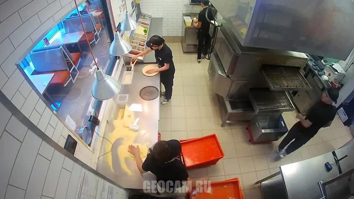 Webcam in the pizzeria «Dodo Pizza» «Arena Mytishchi»
