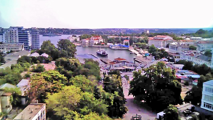 Webcam with a view of the Artillery Bay, Sevastopol city