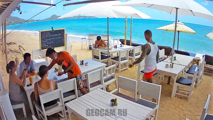 Samui Baobab restaurant webcam, Koh Samui, Thailand