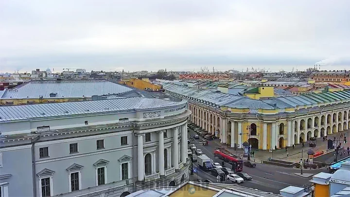PTZ webcam in the Central District of Saint Petersburg