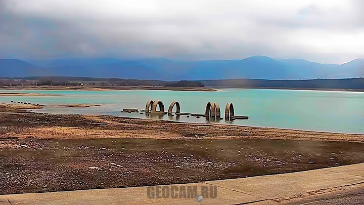 Webcam on the Chernorechensky Reservoir, Baydar Valley, Sevastopol