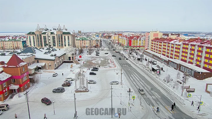 Веб-камера с видом на улицу Чубынина в Салехарде