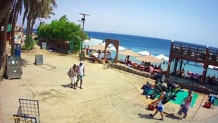 Dahab promenade webcam