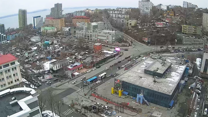 Веб-камера на Океанском проспекте, Владивосток