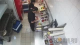 Webcam in the pizzeria «Dodo Pizza» on Goncharova Street, Ulyanovsk