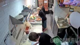 Webcam in the Dodo Pizza pizzeria on Lenin Street, Berdsk