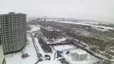 Webcam overlooking the construction of the parking lot of the residential complex «Domodedovo Park» (Domodedovo, Russia)