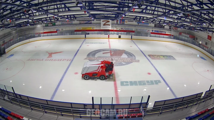 Ice arena webcam of the Crystal Sports Palace, Tobolsk