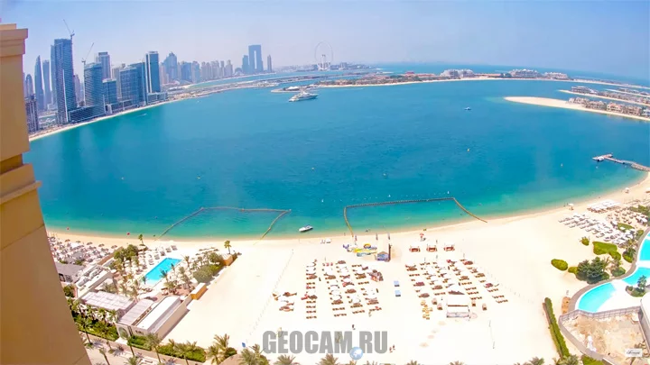 Webcam of the Fairmont The Palm Hotel, Dubai