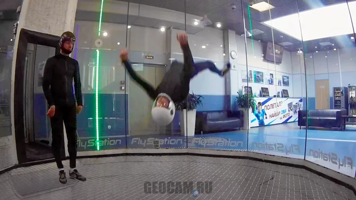 Webcam in the wind tunnel «FlyStation», Kuzmolovskiy
