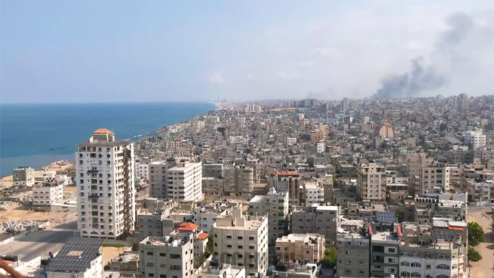 Webcam with a panoramic view of Gaza in Palestine