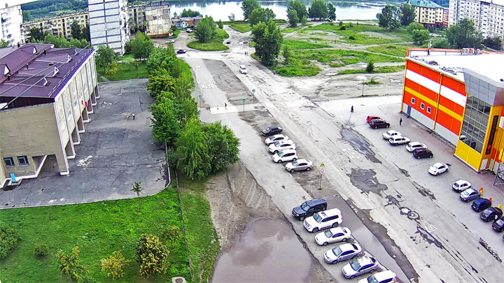 Webcam at Gymnasium No.1 in Biysk