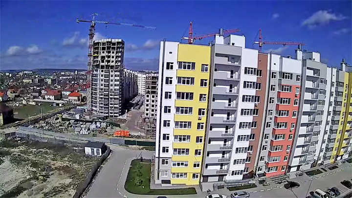 Webcam of the residential complex «Gorod Mira», Simferopol