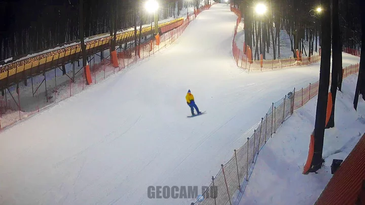 Webcam on the Lesnaya track of Guy Severin ski club