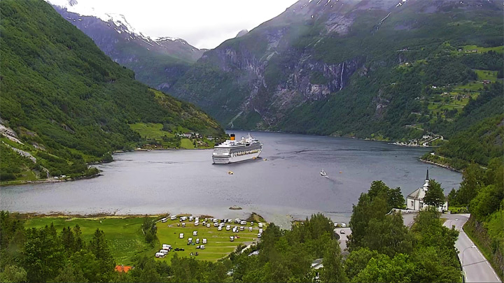 webcam geiranger