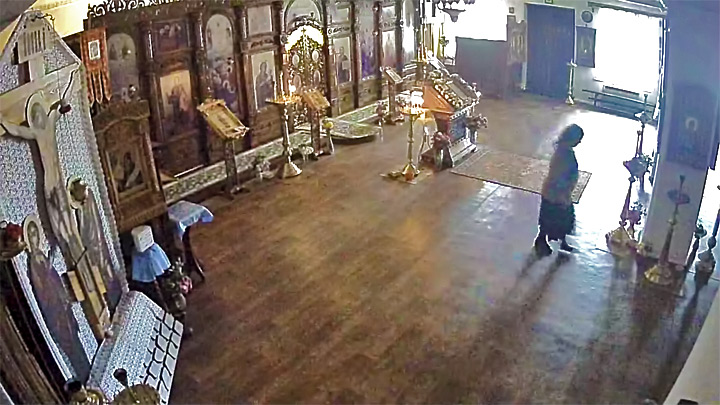 Webcam in the church of St. Luke: Icons