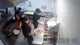 Webcam in the pizzeria «Dodo Pizza» in the 16th microdistrict of Zelenograd (Moscow, Russia)