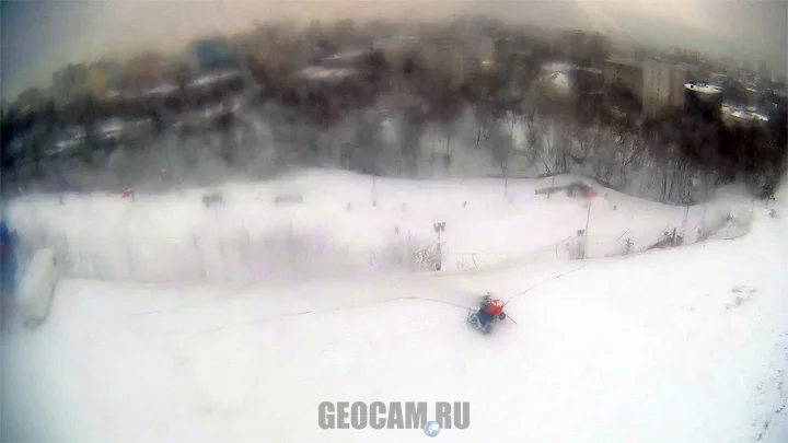 Webcam overlooking slopes 5 and 7 in the sports complex «KANT», Moscow