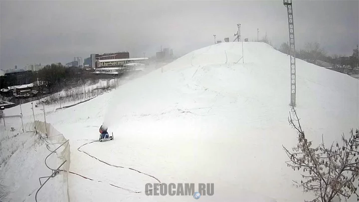 Webcam on the slope No. 7 of the sports complex «KANT» in Moscow