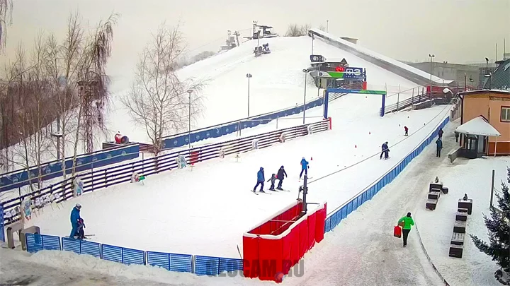 Webcam on the kid's slope No. 8, sports complex «KANT», Moscow
