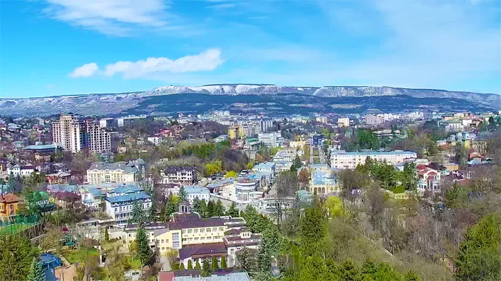 PTZ webcam of the sanatorium «Fortress», Kislovodsk