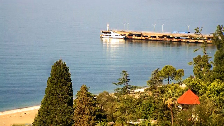 «Colchis» pension webcam: the pier View from the «Colchis» pension