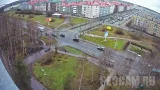 Веб-камера с видом на перекрёсток Колпиского шоссе и Галицкой улицы, Шушары