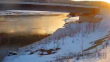 Веб-камера с видом на Золотой мост через реку Кондома, Таштагол