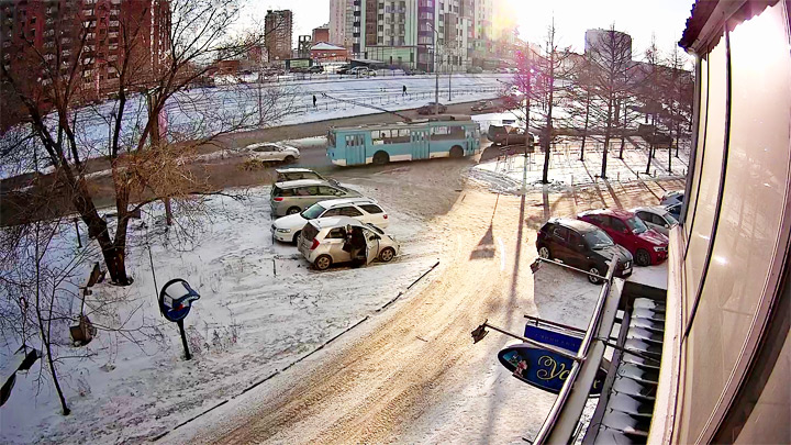 Webcam on Kopylov Street, Krasnoyarsk