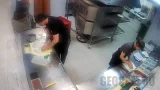 Webcam in the pizzeria «Dodo Pizza» on Kosygina Avenue, St. Petersburg (Saint Petersburg, Russia)