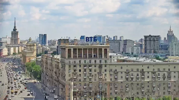 Webcam with a view of Kutuzovsky Prospekt, Moscow
