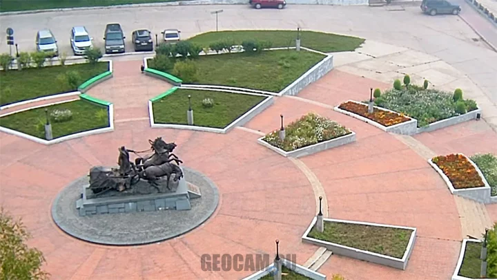Веб-камера на набережной города Ленск: Поворотная веб-камера на набережной города Ленск