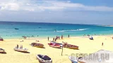 PTZ webcam on Palm Beach, Cape Verde (Santa Maria, Cape Verde)