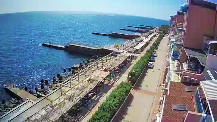 Webcam in Maly Mayak settlement, Crimea