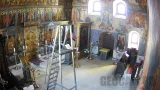 Webcam in the Archangel Michael Church, the village of Mikhailovskaya Sloboda (Mikhailovskaya Sloboda, Russia)