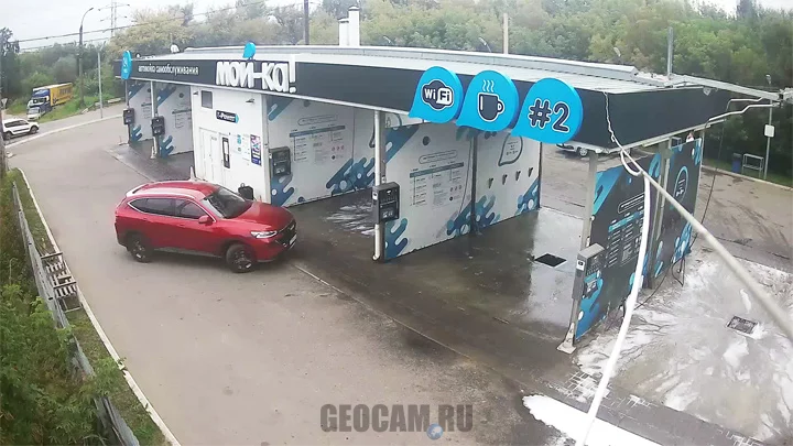 Веб-камера на автомойке «Мой-ка!» на Московской улице, Тамбов