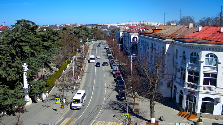 Webcam on Nakhimov Avenue, Sevastopol