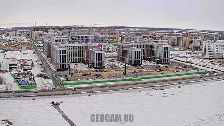Веб-камера с видом на Обдорский микрорайон Салехарда