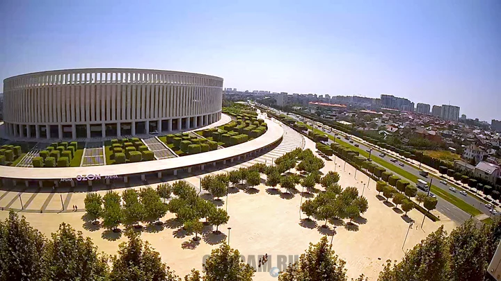 Webcam with a view of the Ozon Arena stadium, Krasnodar