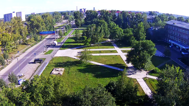 BTI park Webcam: View of the Park Biysk Technological Institute