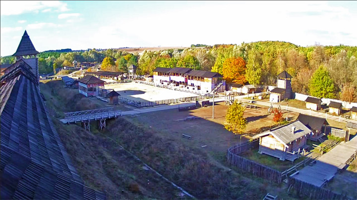Webcam «Ancient Kiev» in the «Park Kievan Rus»: Park Kievan Rus Webcam
