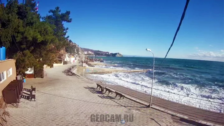 Webcam on Partenit embankment, Crimea