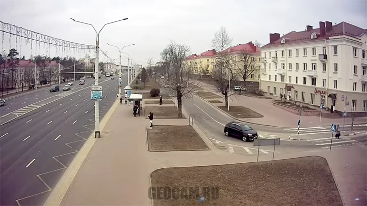 Webcam on Partizansky Avenue in Minsk city