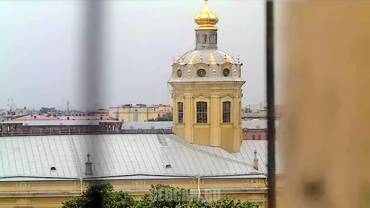 Веб-камера с видом на Петропавловский собор, Санкт-Петербург