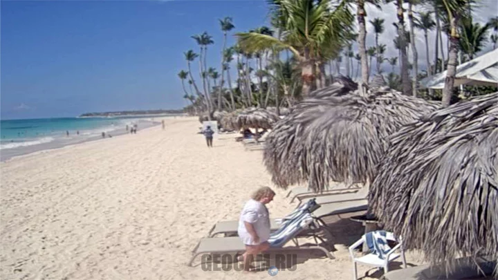 Webcam on El Cortecito beach in Punta Cana