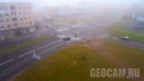 Webcam at the intersection of Pobeda and Fedyuninsky streets, Lomonosov (Lomonosov, Russia)