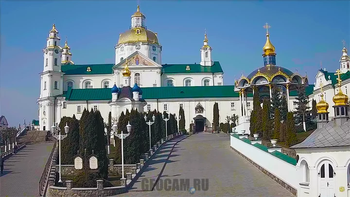 Поворотная веб-камера Свято-Успенской Почаевской Лавры, Почаев, Украина