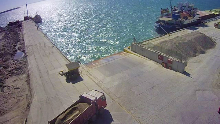 Веб-камера Порта «Кавказ»: Причалы Порта «Кавказ»