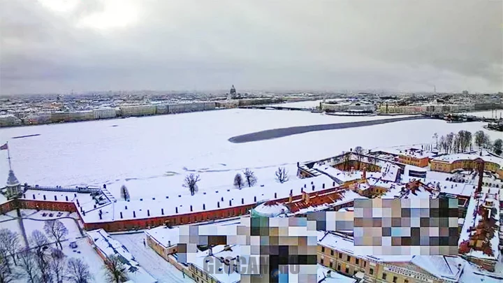 Веб-камера на Петропавловской крепости, Санкт-Петербург